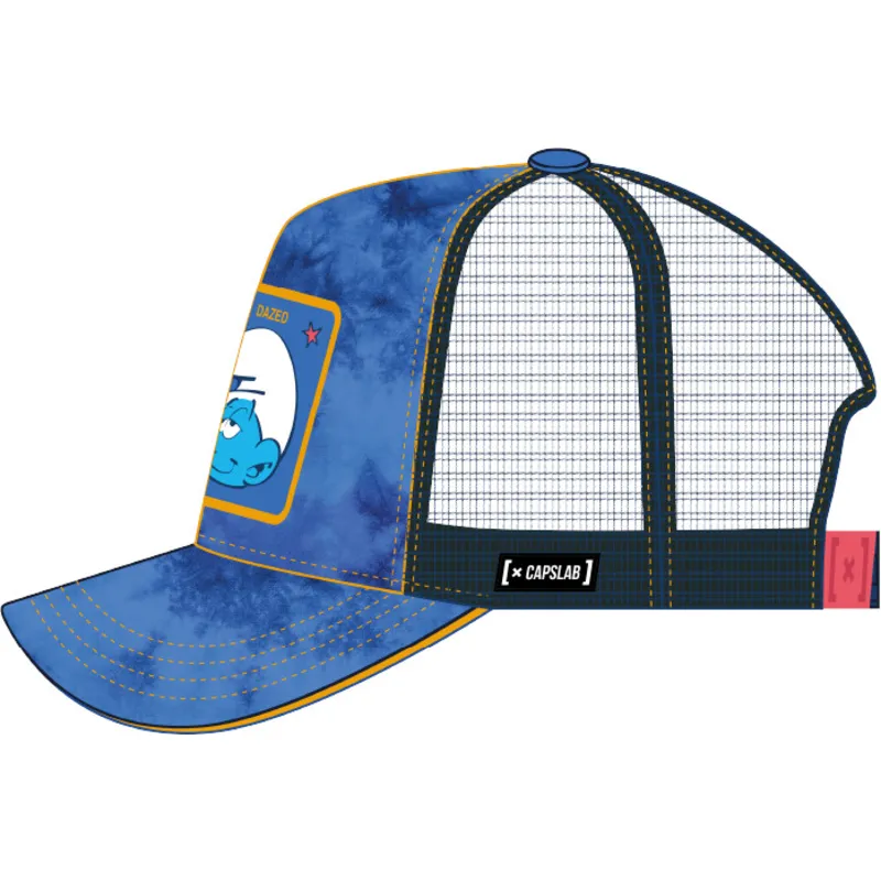 gorra-trucker-bla-dazed-smu-cham-smolferne-fra-capslab