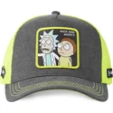 graue-und-gelbe-trucker-kappe-rick-und-morty-rem6-loo-von-capslab