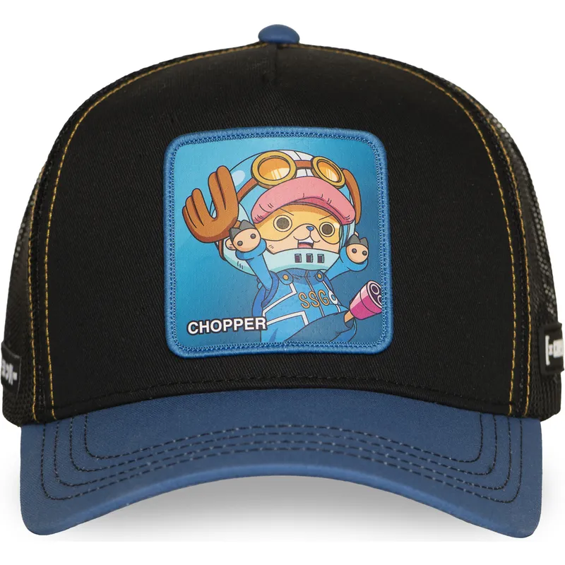 trucker-kasket-sort-og-bla-tony-tony-chopper-op6-cho-one-piece-fra-capslab