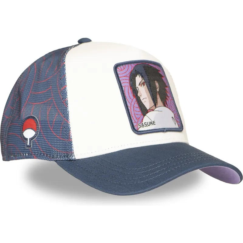 gorra-trucker-hvid-og-bla-sasuke-uchiha-ns5-sas-naruto-fra-capslab