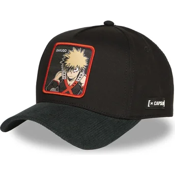 Καπέλο με καμπύλο γείσο μαύρο και πράσινο snapback Katsuki Bakugo MHA2 BAK My Hero Academia από Capslab