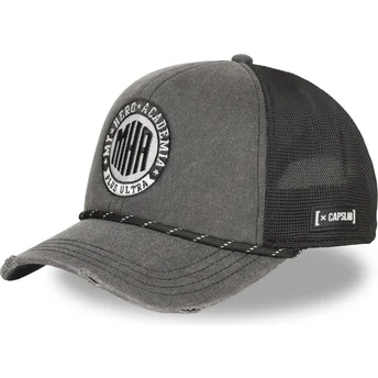 Grå trucker-kasket Plus Ultra MHA2 LMH My Hero Academia fra Capslab