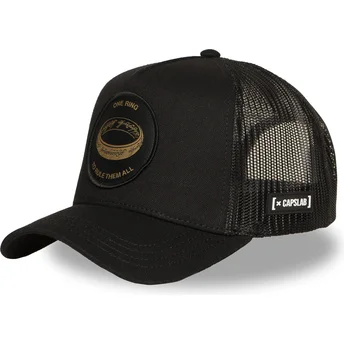 Gorra trucker negra Anillo Único LOTR RIN2 El Señor de los Anillos de Capslab