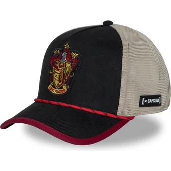 Gorra trucker sort og beige Gryffindor HP3 GRY Harry Potter fra Capslab