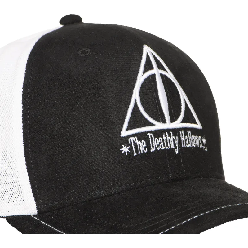 trucker-cap-schwarz-und-weiss-die-heiligtumer-des-todes-hp3-dea-harry-potter-von-capslab