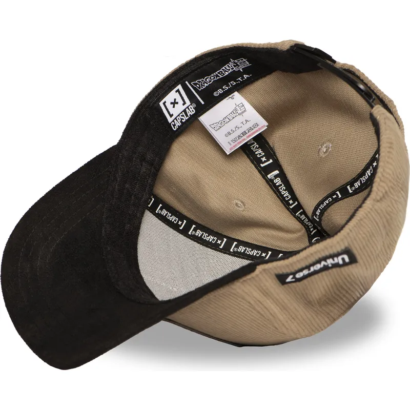 capslab-dragon-ball-son-goku-dbs7-uni-brun-og-sort-snapback-kasket