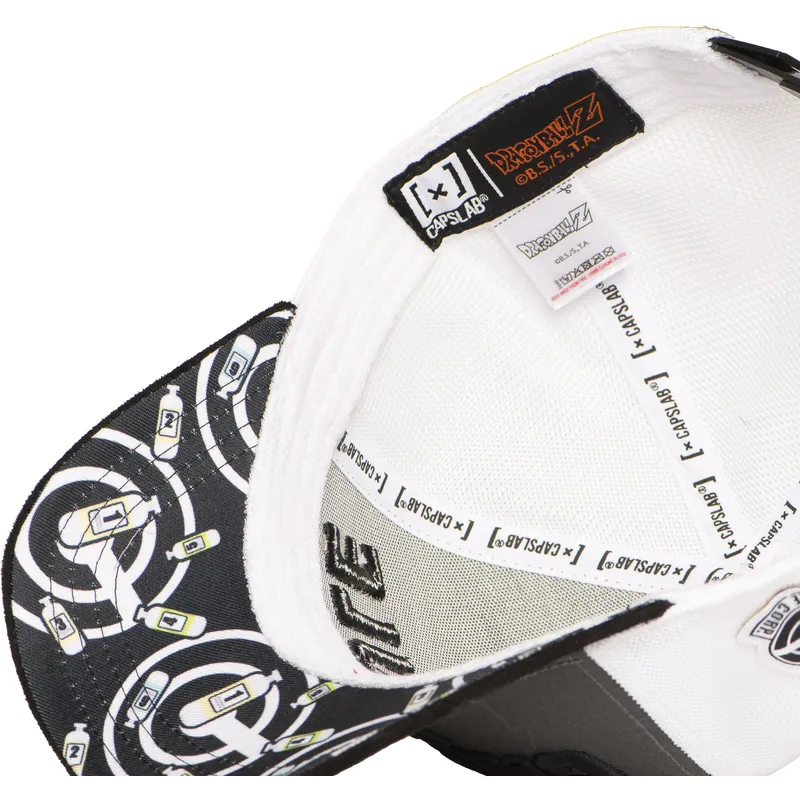 sort-og-hvid-trucker-kasket-capsule-corporation-dbz10-cap-dragon-ball-fra-capslab