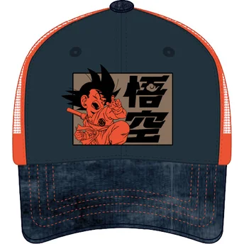 Καπέλο trucker μπλε και πορτοκαλί Son Goku Niño DB6 KID Dragon Ball από Capslab