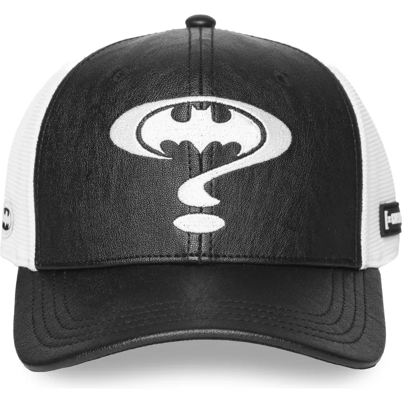 sort-og-hvid-batman-dc10-bat-dc-comics-trucker-kasket-fra-capslab