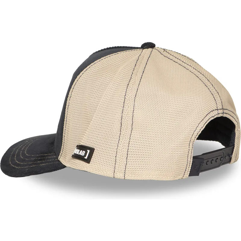 sort-og-beige-harley-quinn-dc10-har-dc-comics-trucker-kasket-fra-capslab