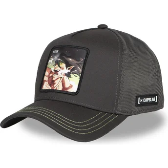 Gorra Trucker Grau Titán de Ataque Eren Jaeger AOT2 ATT Attack On Titan von Capslab