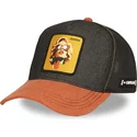 capslab-marilyn-monroe-queen-fam-que-famous-black-and-brown-trucker-hat