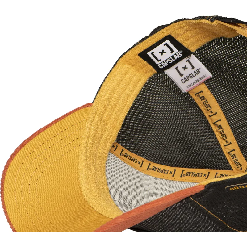 trucker-kasket-sort-og-brun-marilyn-monroe-queen-fam-que-famous-fra-capslab