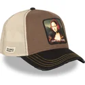 capslab-mona-lisa-pump-up-the-volume-fam-mon-famous-brown-and-black-trucker-hat