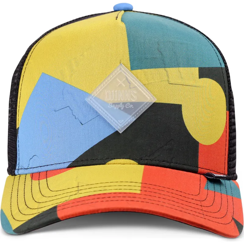 mehrfarbige-trucker-cap-geometric-dark-hft-von-djinns