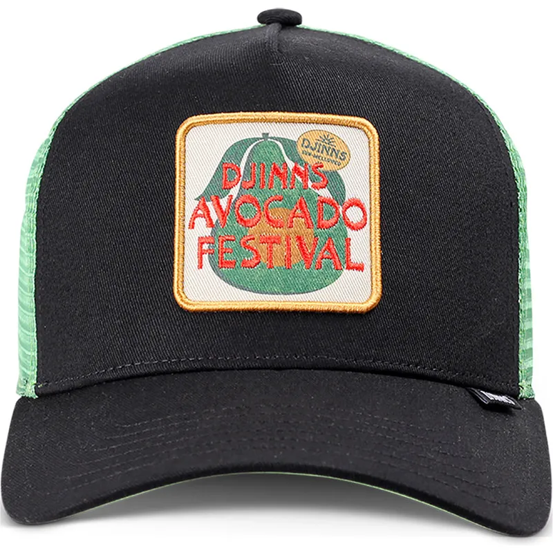djinns-hft-avocado-festival-sort-og-gron-trucker-kasket