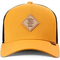 casquette-trucker-jaune-et-noire-plainlace-hft-djinns