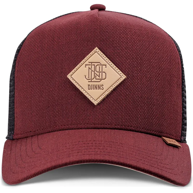 djinns-plainlace-hft-rod-og-sort-trucker-kasket