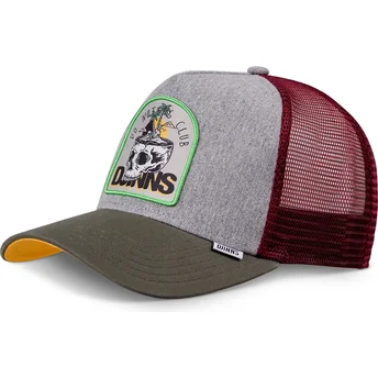 Gorra trucker multicolor Scull Do Nothing Club HFT fra Djinns