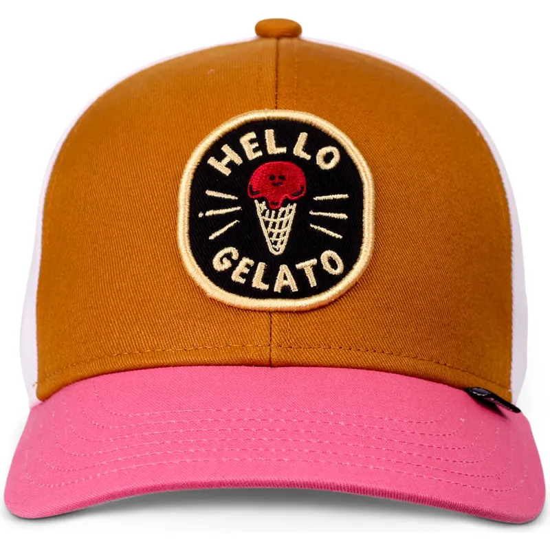 shapka-izvita-mnogocveten-snapbek-za-deca-food-gelato-basic-ot-djinns