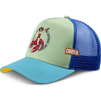 Gorra trucker blå og grøn Cowgirl Option HFT fra Coastal