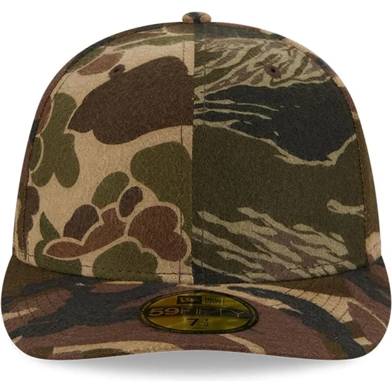 buet-kasket-camouflage-tilpasset-59fifty-pre-curved-brushed-cotton-three-looms-woodland-fra-new-era