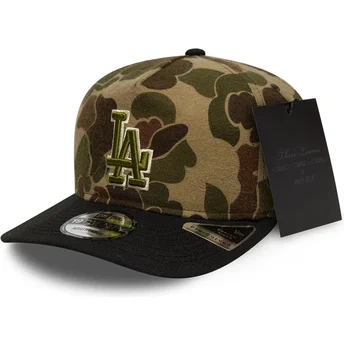 Шапка извита камуфлаж регулируема 19TWENTY Brushed Cotton Three Looms Duck на Los Angeles Dodgers MLB от New Era