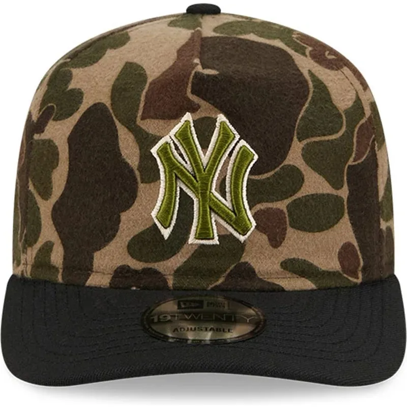 shapka-izvita-kamuflazh-reguliruema-19twenty-brushed-cotton-three-looms-duck-na-new-york-yankees-mlb-ot-new-era