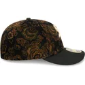 shapka-izvita-cherna-prilepnala-59fifty-low-profile-floral-cord-three-looms-printed-corduroy-na-chicago-white-sox-mlb-ot-new-era