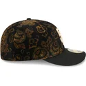 shapka-izvita-cherna-reguliruema-59fifty-low-profile-floral-cord-three-looms-printed-corduroy-na-san-diego-padres-mlb-ot-new-era