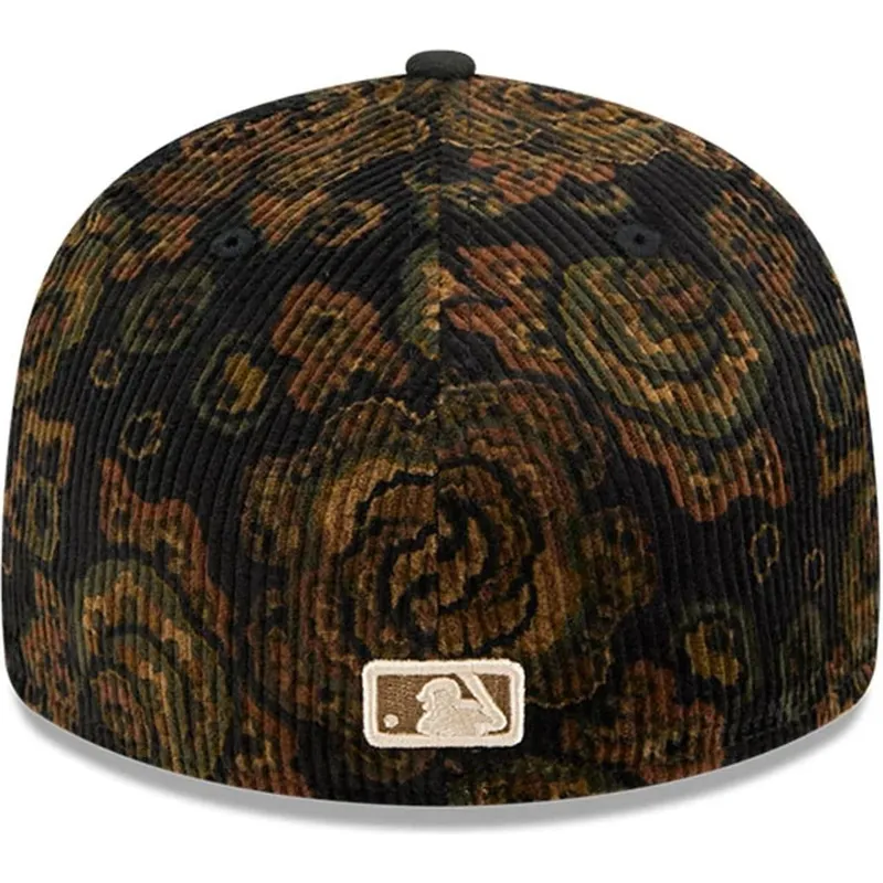 new-era-izvita-periferiya-59fifty-nisk-profil-floral-cord-three-looms-printiran-kadifen-rips-los-angeles-dodgers-mlb-cherna-pril