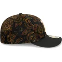 shapka-izvita-cherna-reguliruema-59fifty-low-profile-floral-cord-three-looms-printed-corduroy-na-boston-red-sox-mlb-ot-new-era