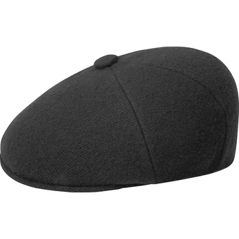 Μαύρο Μπερές Wool Panel 575 Black της Kangol