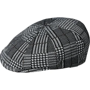 Kangol Pattern Flexfit Черна Каре Плоска Шапка