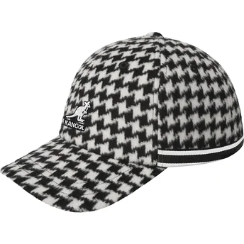 Шапка извита бяла регулируема Block Zig Baseball White от Kangol