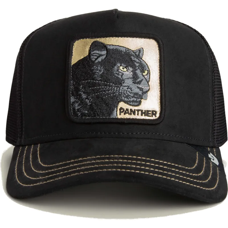 shapka-izvita-shapka-traker-cherna-snapbek-pantera-panther-golden-suede-the-farm-the-farm-ot-goorin-bros