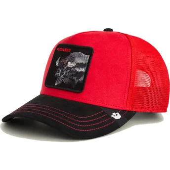 Шапка извита червена snapback на Gorra trucker roja y negra búfalo Ruthless Buffalo Suede The Farm The Farm от Goorin Bros.