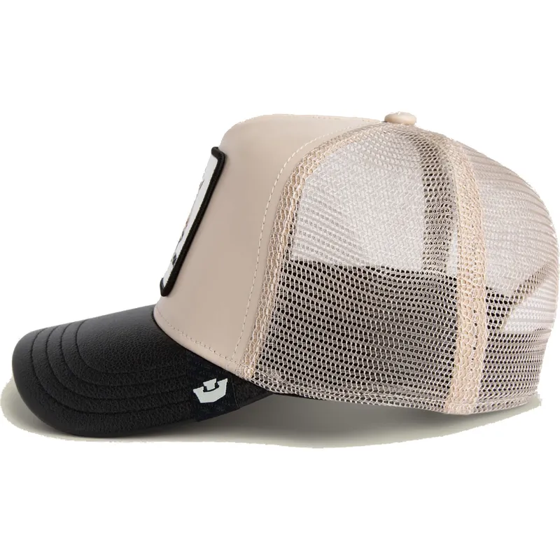 gorra-trucker-beige-og-sort-ged-him-courtside-the-farm-fra-goorin-bros
