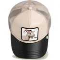gorra-trucker-beige-og-sort-ged-him-courtside-the-farm-fra-goorin-bros