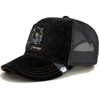 Sort trucker-kasket panter Iced Panther Jewel Tones The Farm fra Goorin Bros.