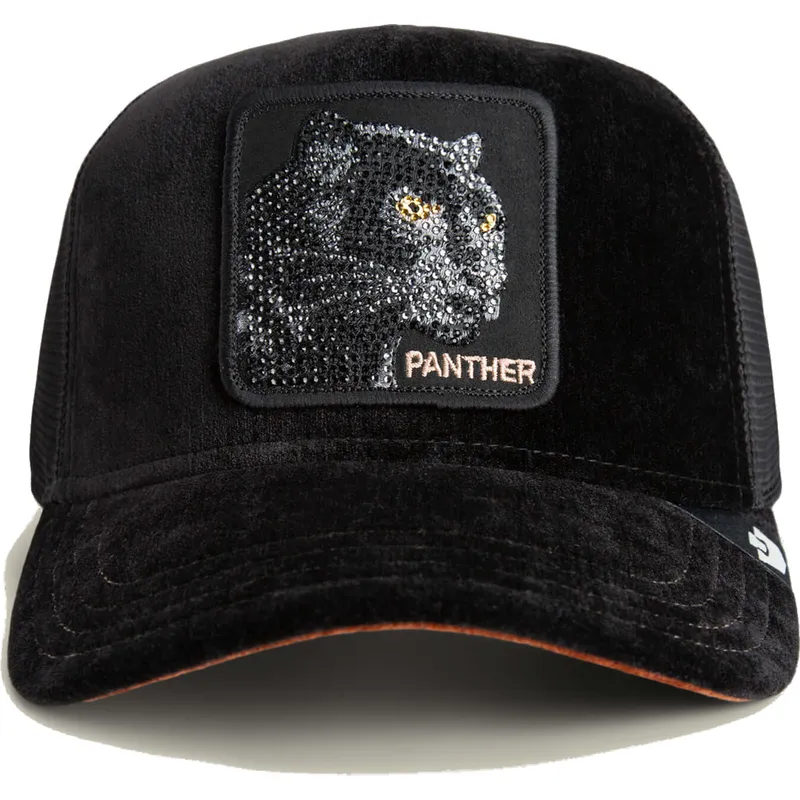 sort-trucker-kasket-panter-iced-panther-jewel-tones-the-farm-af-goorin-bros