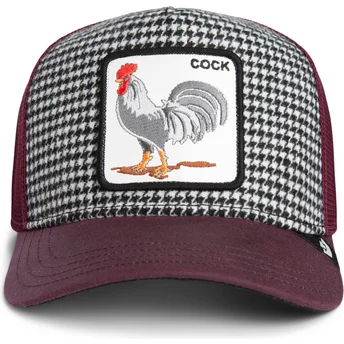 Mehrfarbige Trucker-Kappe Gallo Cock Rooster Verry Dapper The Farm von Goorin Bros.