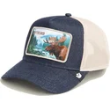 casquette-trucker-bleue-et-blanche-orignal-off-the-grid-staycation-homestead-the-farm-goorin-bros