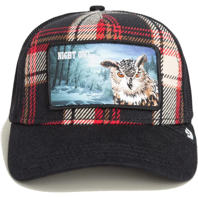 shapka-izvita-traker-mnogocveten-snapbek-night-owl-cabin-fever-homestead-the-farm-ot-goorin-bros
