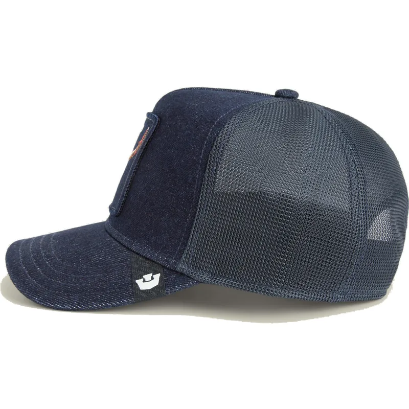 shapka-izvita-traker-tmnosin-snapbek-dead-denim-the-farm-ot-goorin-bros