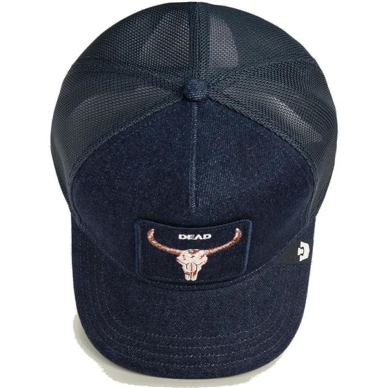 shapka-izvita-traker-tmnosin-snapbek-dead-denim-the-farm-ot-goorin-bros