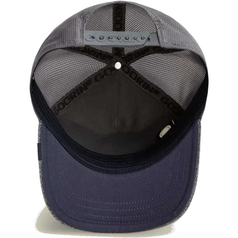 shapka-izvita-traker-siv-snapbek-savage-denim-the-farm-ot-goorin-bros