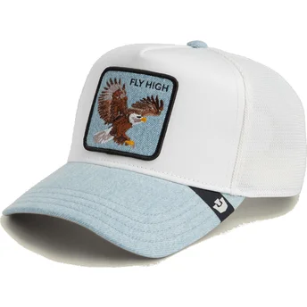 Шапка извита синя snapback на Gorra trucker blanca y azul águila Fly High Denim The Farm The Farm от Goorin Bros.