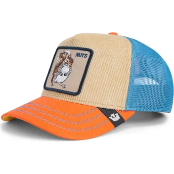 Goorin Bros. The Farm Nuts Remix Multicolor Trucker Cap mit Eichhörnchen.