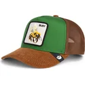 casquette-trucker-verte-et-marron-abeille-busy-remix-the-farm-goorin-bros